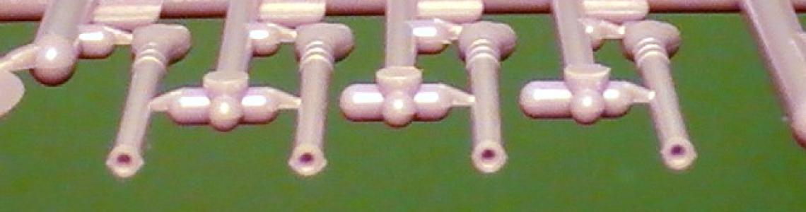 Gun tubes on sprue