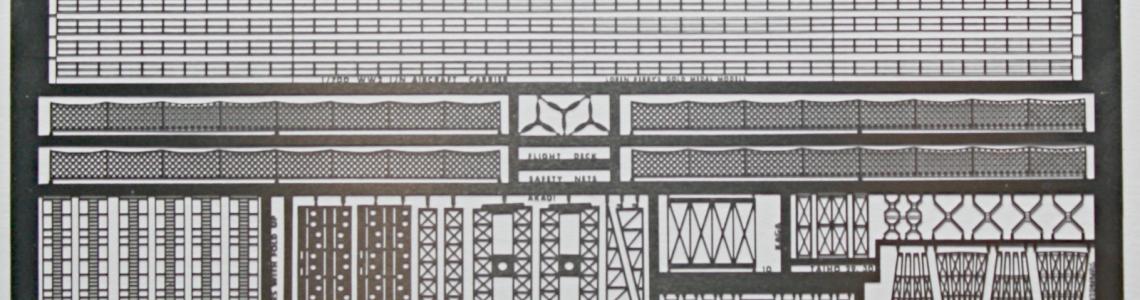 Gold Medal Models 1/700 IJN Aircraft Carrier Photoetch Set Fret (Steel)