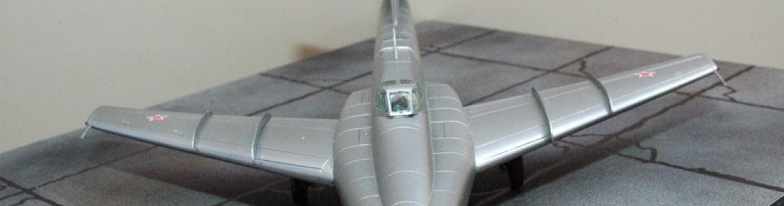 Completed model front view