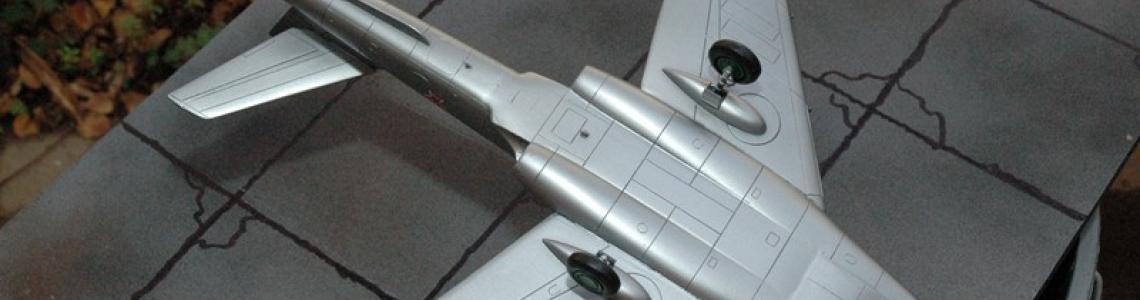 Completed model view from underside