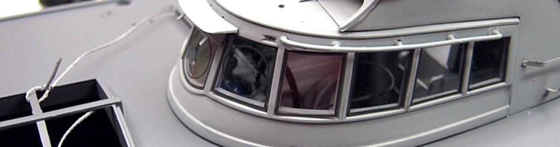 Pilot house installation from port side