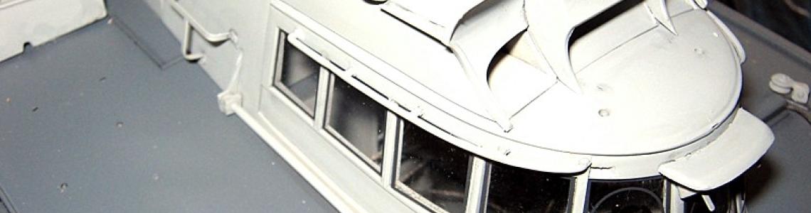 Close-up of pilot house