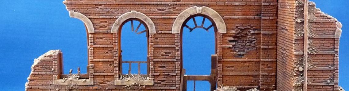 View of finished project