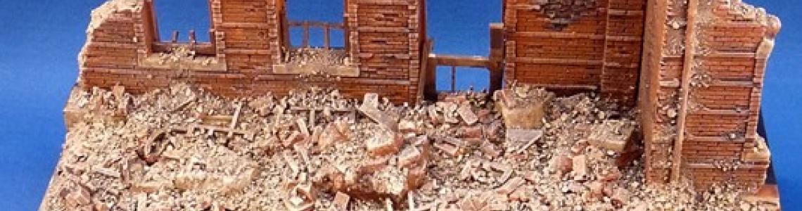 View of finished project