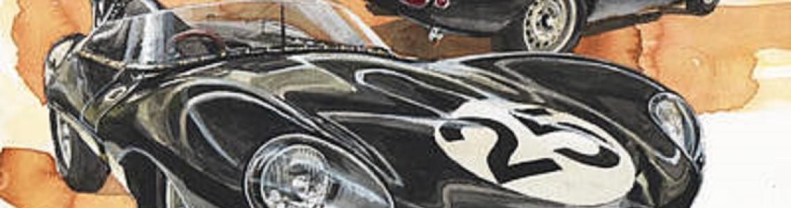 Jaguar D-Type courtesy Fine Art America