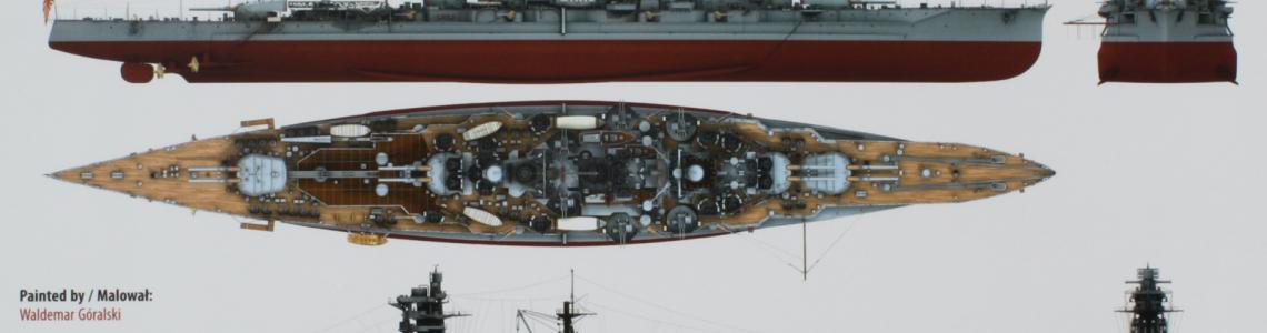 The Japanese Battleship Kongo 1944 - Top Drawings | IPMS/USA