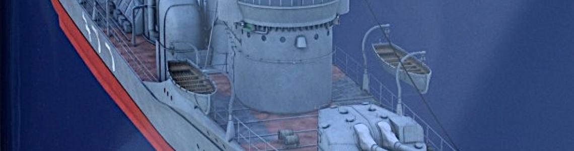 The Japanese Destroyer Fubuki 16061. Super Drawings in 3D | IPMS