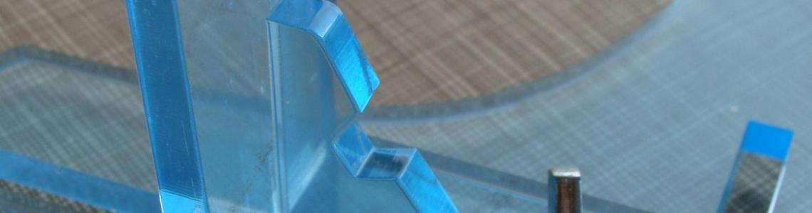 Close-up of vertical braces