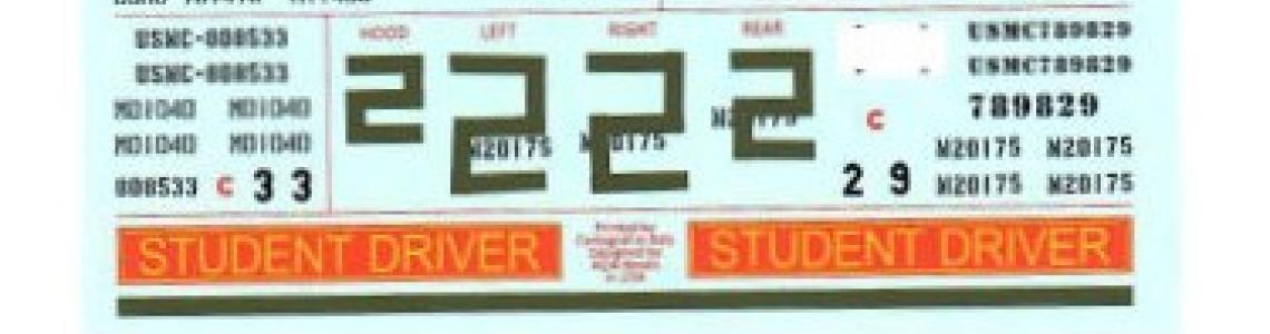 Decal Sheet 1 and 2