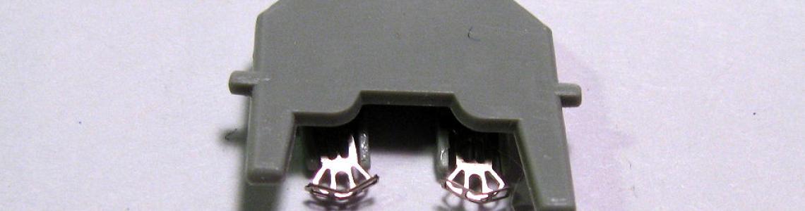 Rudder pedals installed behind instrument panel