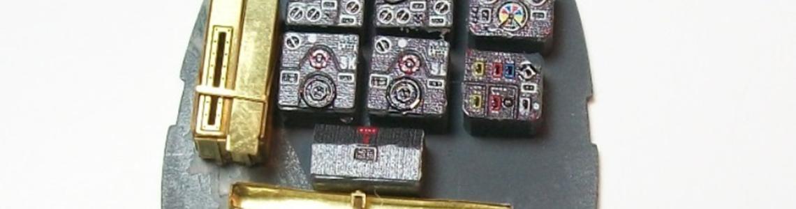 Rear bulkhead photoetch details in place