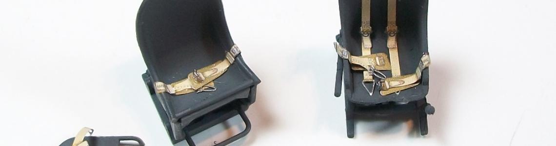 Seats with seatbelts installed