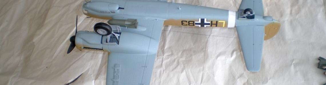 Completed model underside