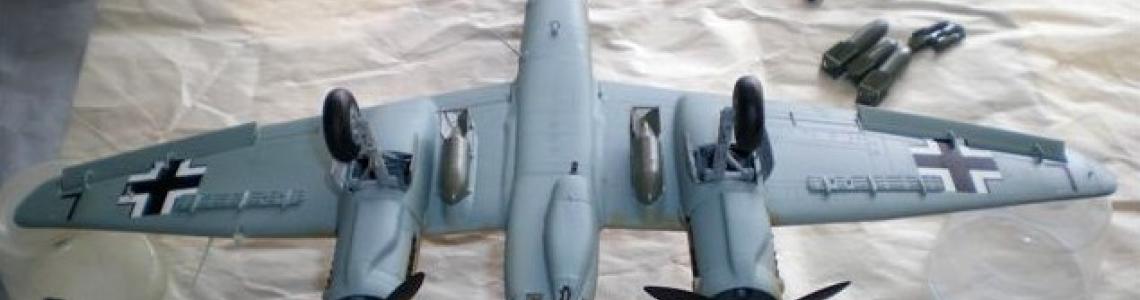 Completed model underside