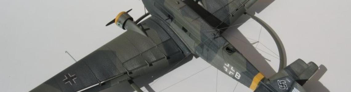 View of top port side from aft