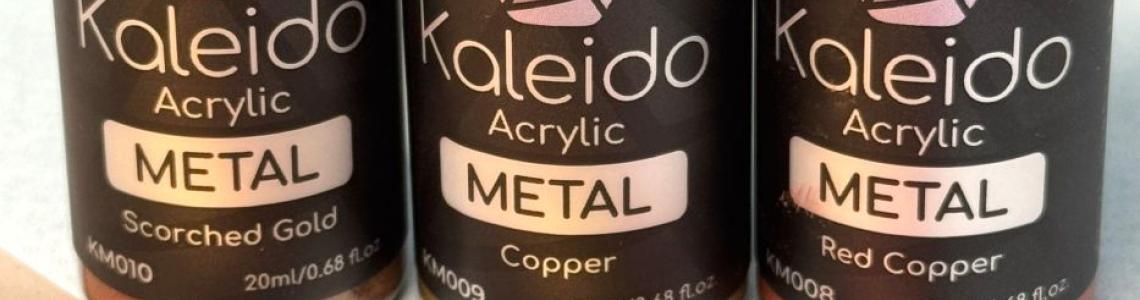 Left to Right - Scorched Gold - Copper - Red Copper