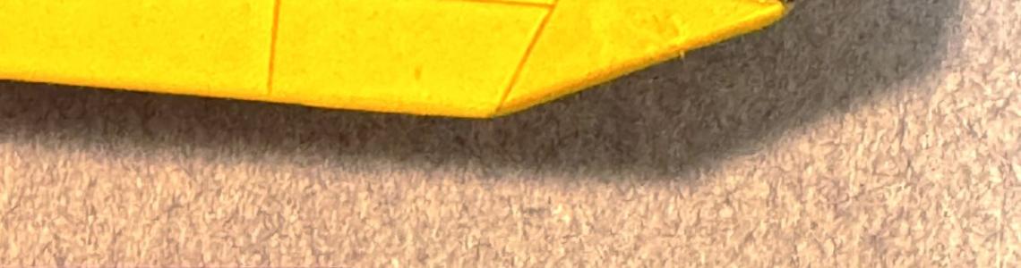 Paintbrush Touchup on Yellow