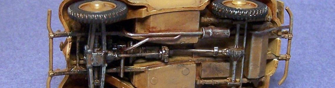 Sedan - painted, assembled - undercarriage