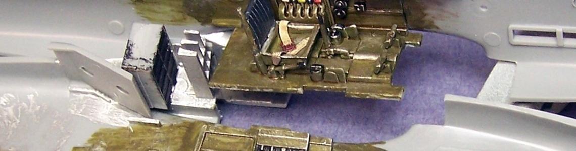 'Tony' in-progress, cockpit interior