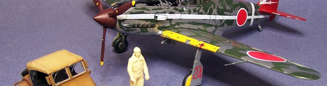 Assembled and painted kit models