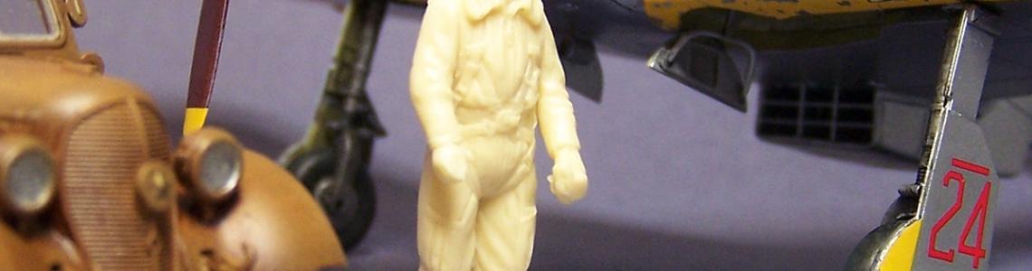 Close-up of pilot figure