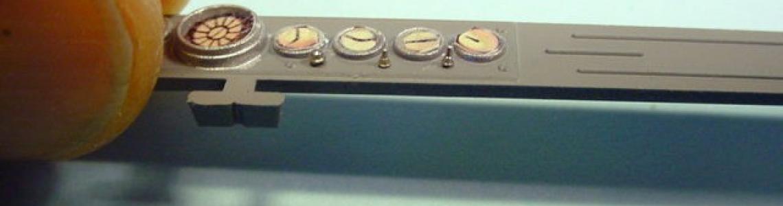 Parts installed on dashboard