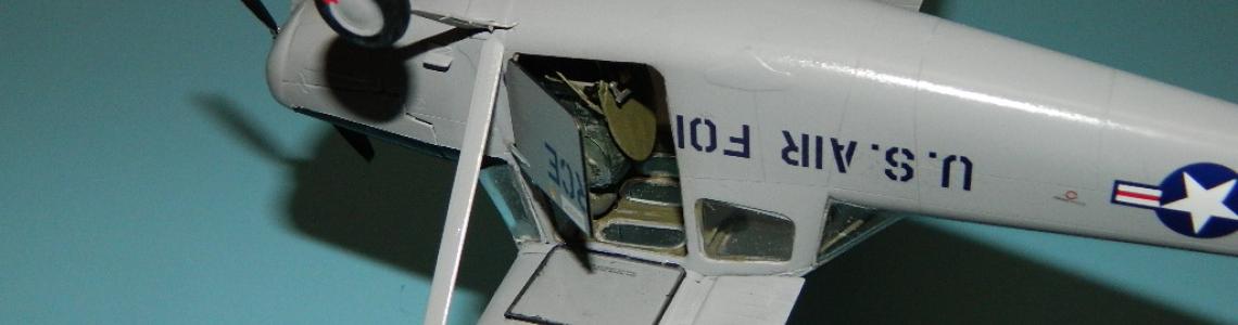 Bird Dog landing gear and cockpit (Mid immelmann maneuver) 