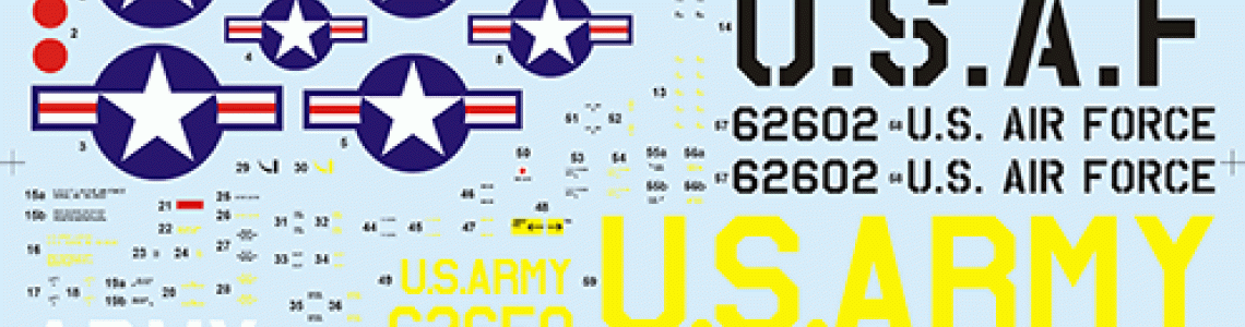 Decal sheet included with kit