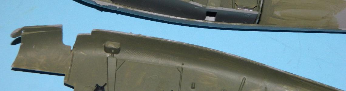 Interior of fuselage