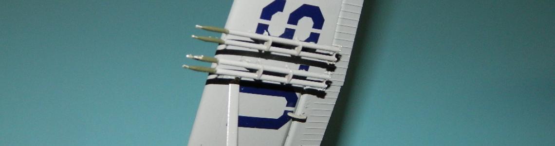 Underwing rockets and wing lights