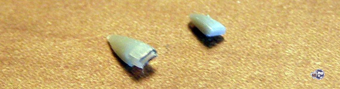 Quickboost air scoop (left) versus kit air scoop (right)