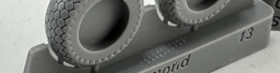 Rounded Diamond Tread Tires