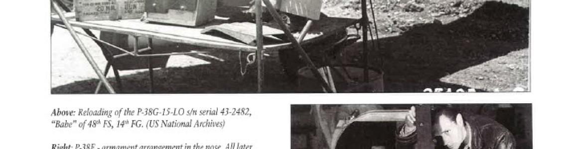 Page 123: Comparisons of differing versions of the P-38