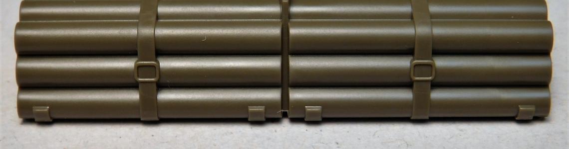 Ammo straps before photo-etch parts are installed