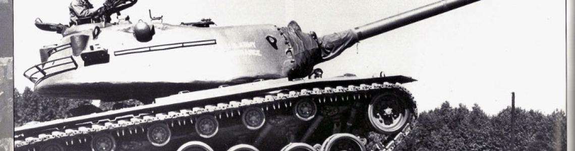 T43E1 climbs a vertical wall - the T43 could climb vertical walls up to 36 inches tall