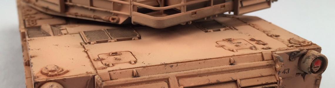 M1A2 Abrams aft view closeup