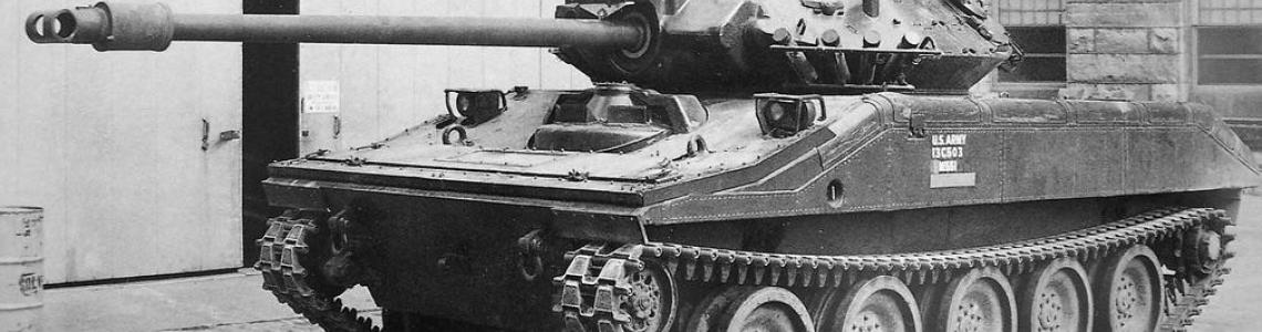 M551 fitted with a 76mm main gun