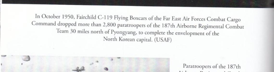 Macarthur C-119s Korea