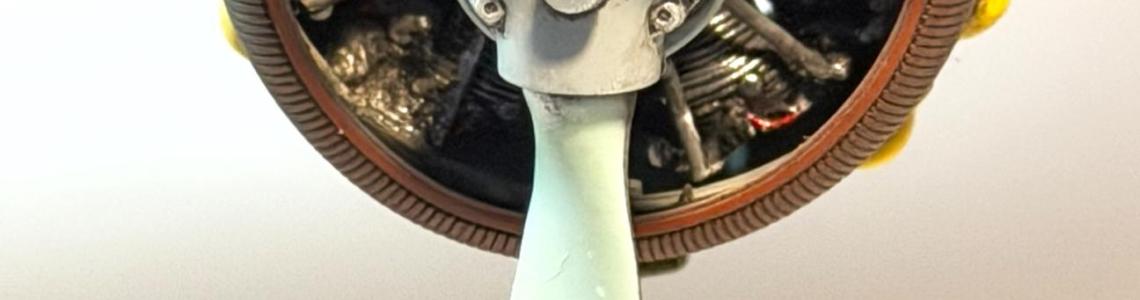 closeup of hub and spinner