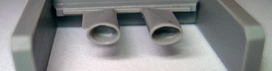 Close up of exhaust tubes