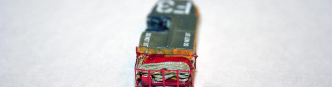 Finished kit, Rear view