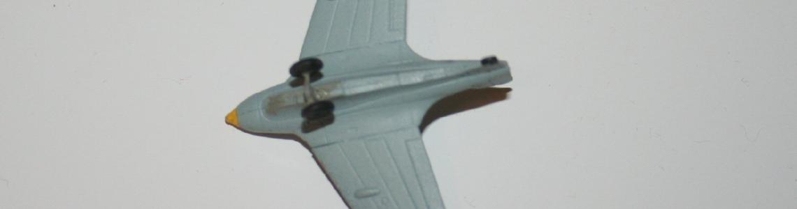 Finished model underside