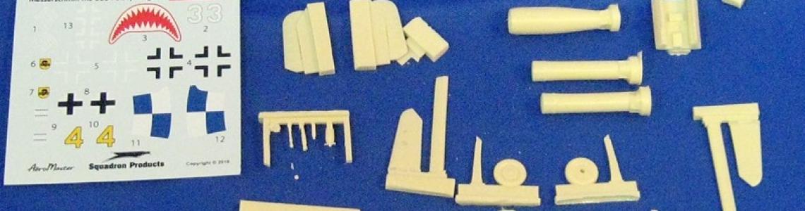 Decal sheet and resin parts