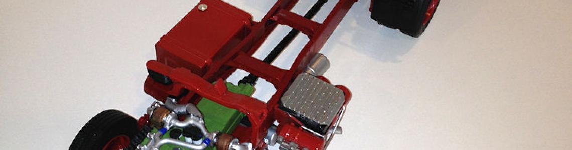 Completed chassis from above