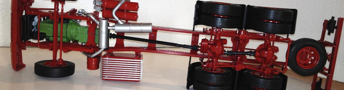 Completed chassis from below