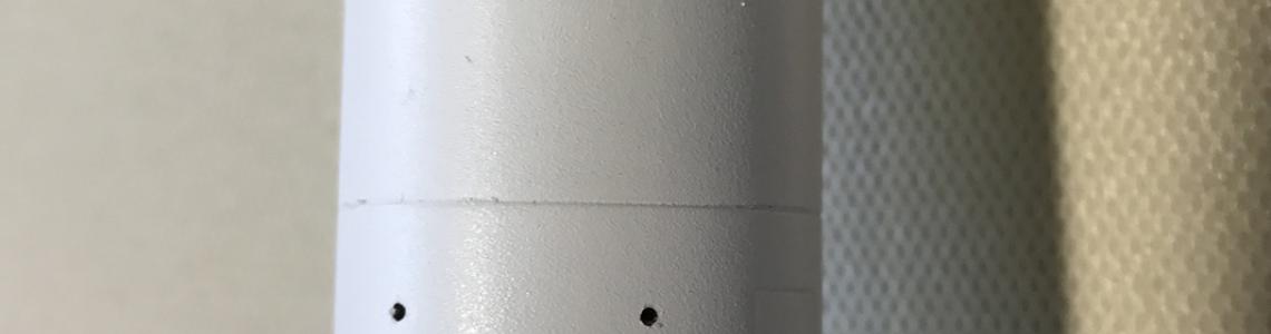 Holes drilled for Photoetch parts