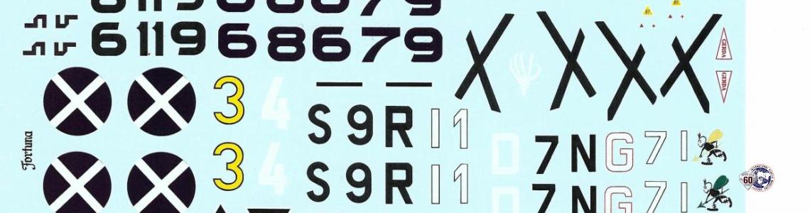 Kagero Bf 109 in Combat decals