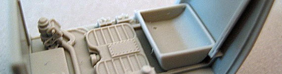 Cockpit casting with seat added