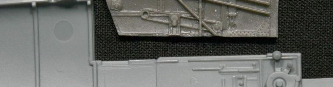 Side panels compared to kit detail
