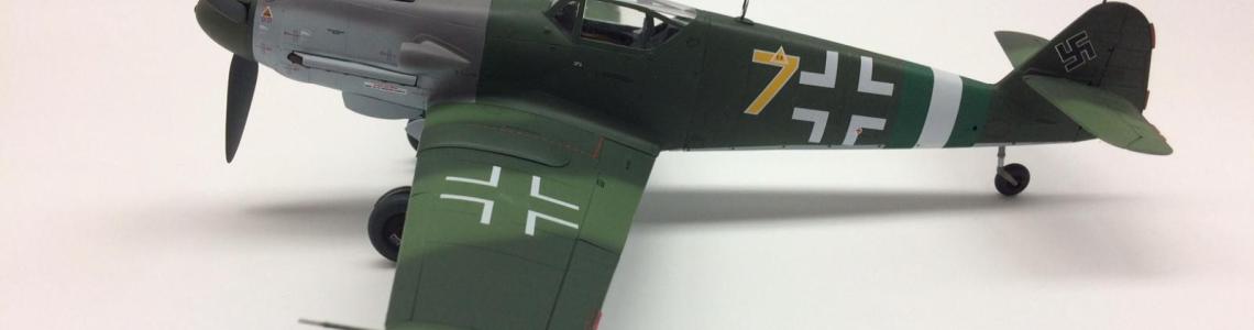 Side view of finished model